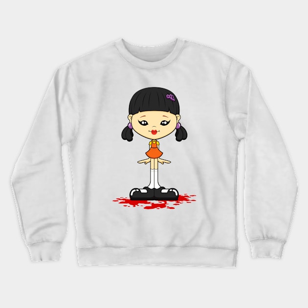 Kawaii Squid Doll Crewneck Sweatshirt by Woah_Jonny